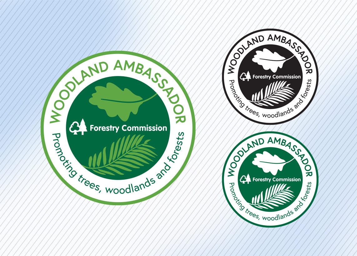 Forestry Commission Woodland Ambassador logo design