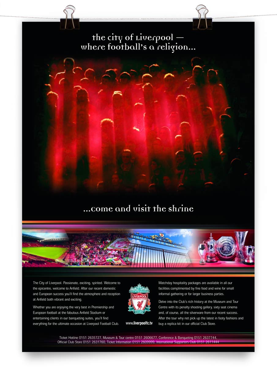 LFC Liverpool Football Club culture adverts